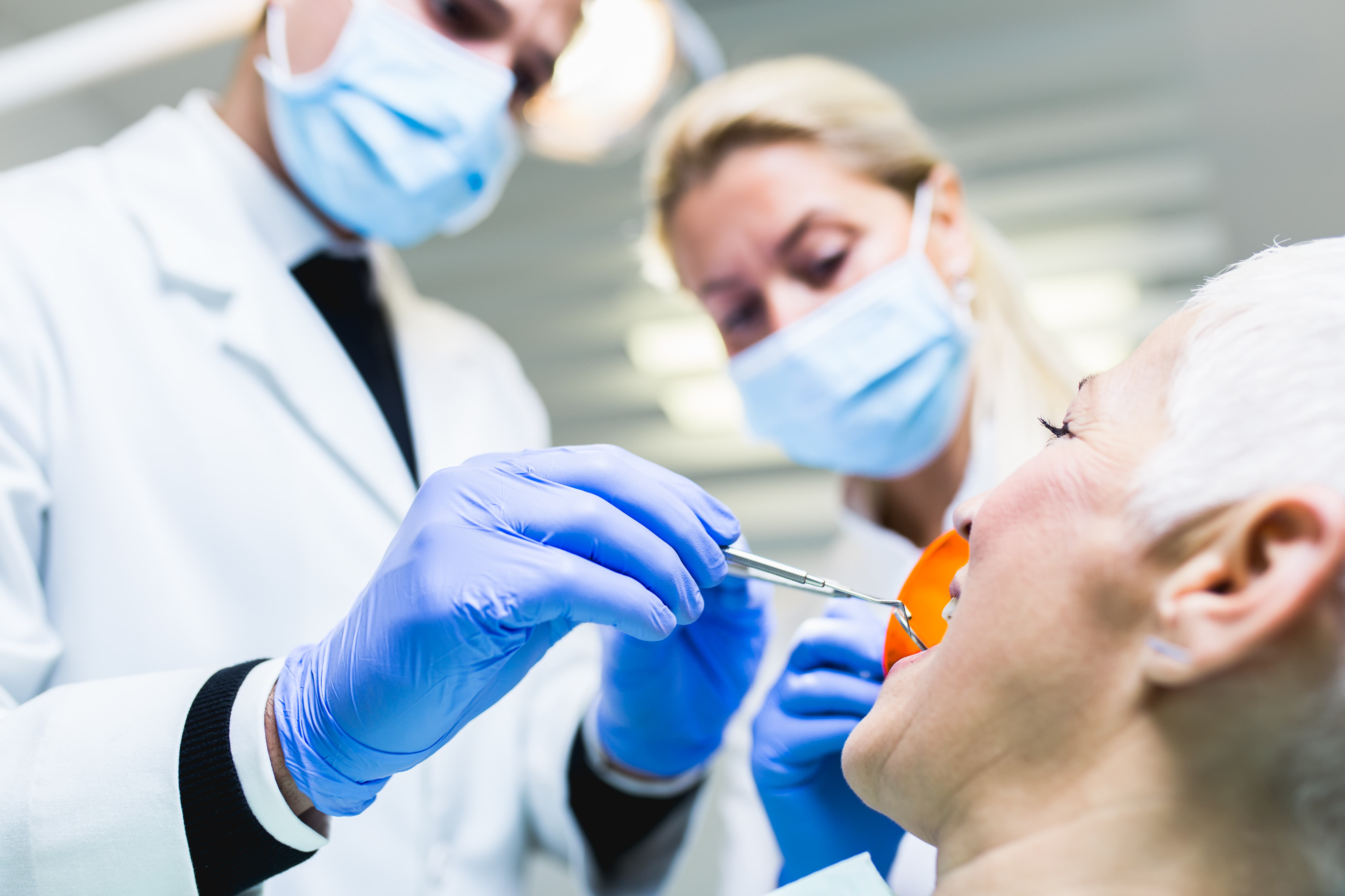 A-woman-undergoing-a-Dental-Procedure-